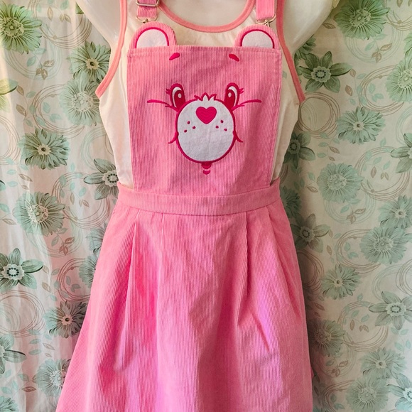 💗 CAREBEARS PINK PINAFORE💗 - Picture 3 of 16